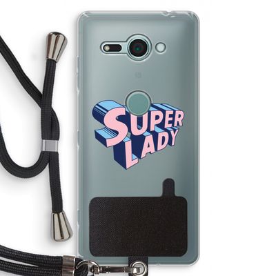 Superlady: Sony Xperia XZ2 Compact Transparant Hoesje met koord