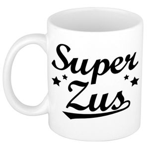 Super zus cadeau mok / beker sterren 300 ml