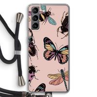 Tiny Bugs: Samsung Galaxy S21 Transparant Hoesje met koord