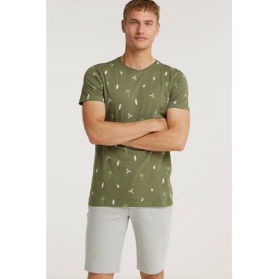 Cars T-shirt HONLY met all over print olijfgroen Cars T-shirt HONLY met all over print olijfgroen