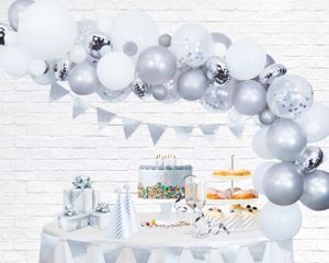 Luxe Ballon Decoratie Set Zilver