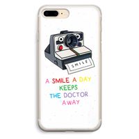 Smile: iPhone 7 Plus Transparant Hoesje