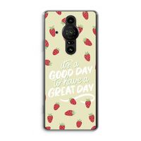 Don't forget to have a great day: Sony Xperia Pro-I Transparant Hoesje