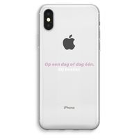 gij beslist: iPhone XS Max Transparant Hoesje