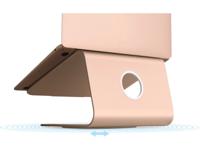 rain design Rain Design mStand 360 Laptop Stand + Swivel Base Rose Gold