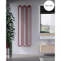 Designradiator Instamat Tubone-V 170x67x14cm Incl. Aansluitset Wit