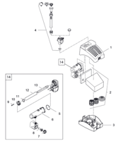 Verv. rotor kpl. ASE 1000 gemagnetiseerd