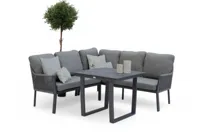 Tierra Outdoor hoekset liv charcoal
