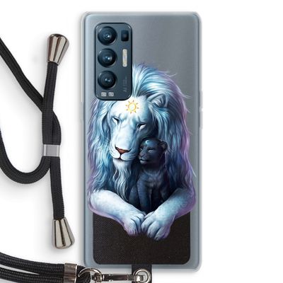 Child Of Light: Oppo Find X3 Neo Transparant Hoesje met koord