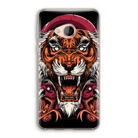 Tiger and Rattlesnakes: HTC U Play Transparant Hoesje Tiger and Rattlesnakes: HTC U Play Transparant Hoesje