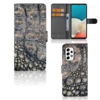 Samsung Galaxy A53 | Telefoonhoesje | Met pasjeshouder | Krokodillenprint