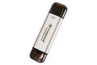 Transcend ESD310 1 TB USB Type-A / USB Type-C Zilver - thumbnail