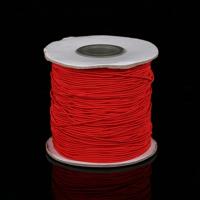 50m/zak 0.5 mm ronde elastische koord beading stretch draad/koord/touw voor ketting armband sieraden maken (rood)