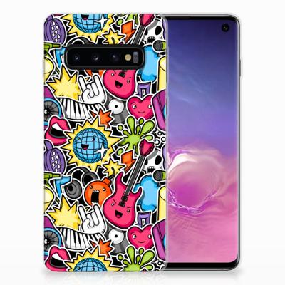 Samsung Galaxy S10 | Sillicone Back Cover | Punk Rock Samsung Galaxy S10 | Sillicone Back Cover | Punk Rock