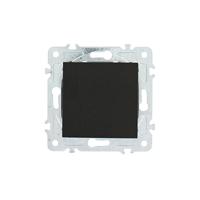 Blindplaat Nero Deluxe Glas zwart Blindplaat Nero Deluxe Glas zwart