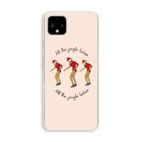 Jingle Ladies: Pixel 4 XL Transparant Hoesje