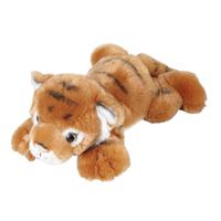 Ravensden Knuffel Tijger - pluche - bruin - 25 cm - knuffeldieren