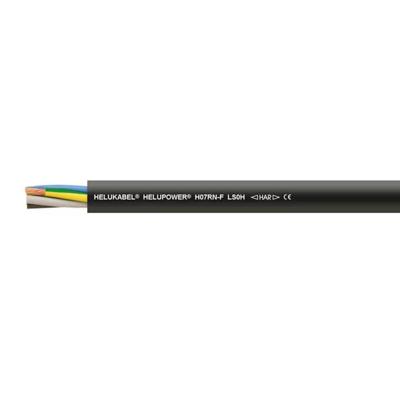 HELU H07RN-F Rubberkabel 5 G 10 mm² Zwart 30801-500 500 m