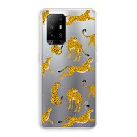 Luipaard: Oppo A94 5G Transparant Hoesje