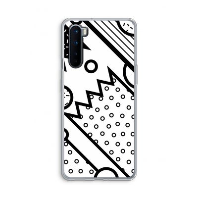Pop Art #4: OnePlus Nord Transparant Hoesje