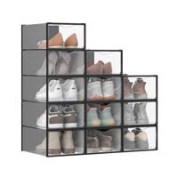 Transparante Schoenendozen voor Geordende Schoenopslag