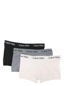 Calvin Klein lot de trois boxers à bande logo - Noir