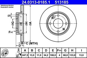 Powerdisc Remschijf 24031301851