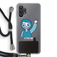 Zwaai: Samsung Galaxy A32 5G Transparant Hoesje met koord