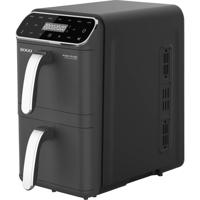 SOGO Human Technology Baskets Airfryer 5.5 l 1800 W Zwart, RVS SOGO Human Technology Baskets Airfryer 5.5 l 1800 W Zwart, RVS