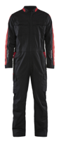 Blåkläder Industrie overall stretch 61441832 | Zwart/Rood | Maat 58 - 7330509762837