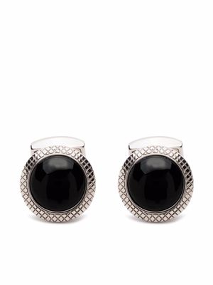Tateossian boutons de manchette gravés - Argent