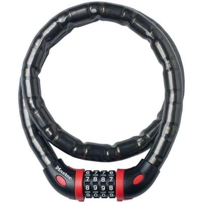 MASTER LOCK antidiefstalkabel voor fietsen - Ideaal voor fietsen, elektrische fietsen, skateboards, kinderwagens, maaiers en andere apparatuur