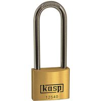 Kasp K12540L63A1 Hangslot 40 mm Gelijksluitend Goud-geel Sleutelslot - thumbnail