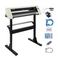 VEVOR Snijplotter Vinylsnijder Vinyl Cutter 720 mm folieplotter plotter met SignCut plotter foliesnijder