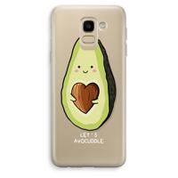 Avocuddle: Samsung Galaxy J6 (2018) Transparant Hoesje