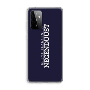 Blijve plakken in Negenduust: Samsung Galaxy A72 Transparant Hoesje