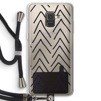 Marrakech Arrows: Samsung Galaxy A8 (2018) Transparant Hoesje met koord