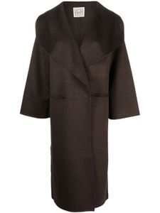 TOTEME Signature wool-cashmere coat - Marron