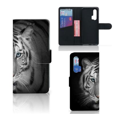 Honor 20 Pro | Telefoonhoesje | Met pasjeshouder | Tijger