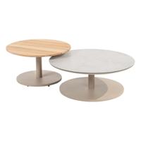 Taste by 4SO Sare koffietafel set 65cm en 80cm rond latte
