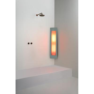 Sunshower Round Medium One infrarood opbouw incl. Installatieset hoek 140x33x25cm Organic Grey M0500-M0103-SML0800