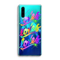 Loves: Huawei P30 Transparant Hoesje