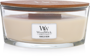 WW Vanilla Bean Ellipse Candle - WoodWick