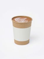 EatMySocks Caffè Latte Unisex Bruin 1 paar/paren - thumbnail