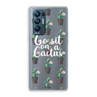 Cactus quote: Oppo Find X3 Neo Transparant Hoesje