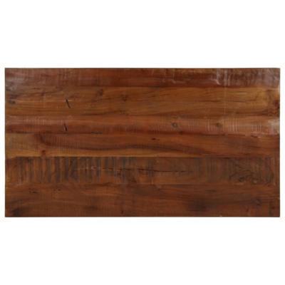 Tafelblad rechthoekig 120x50x3,8 cm massief gerecycled hout
