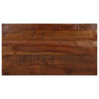 Tafelblad rechthoekig 120x50x3,8 cm massief gerecycled hout