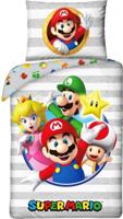 Super Mario Dekbedovertrek Stripe 140 x 200 cm - thumbnail