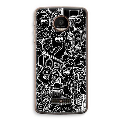 Vexx Black City : Motorola Moto Z Force Transparant Hoesje