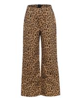 LOOXS 10sixteen winter broek meisjes - bruin - luipaard